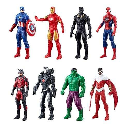 Marvel Avengers Ultimate Protectors Pack, 6-Inch-Scale, 8 Action Figures with Accessories, Super Hero Toys, Toys for Boys and Girls Ages 4 and Up