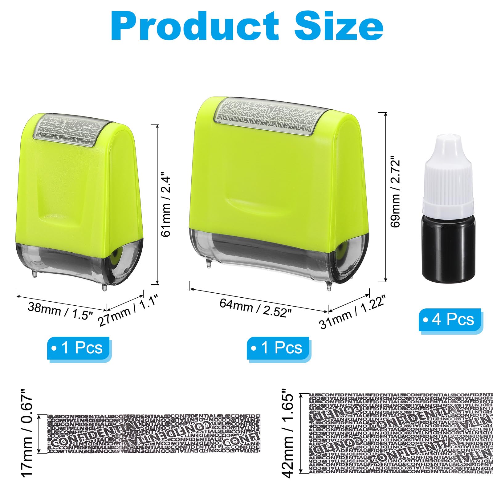PATIKIL Identity Theft Protection Roller Stamp - Image 2