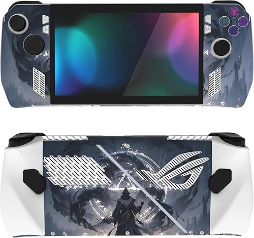 PlayVital Juego de 2 calcomanías protectoras para ROG Ally, calcomanías personalizadas de vinilo para consola de juegos portátil ROG Ally -