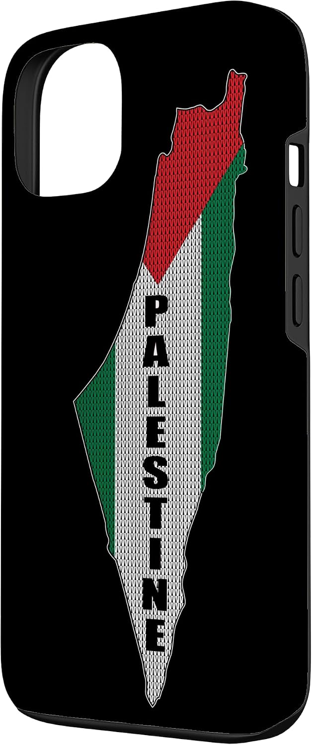 Palestine Map and Flag Palestinian Pride Case for iPhone 13
