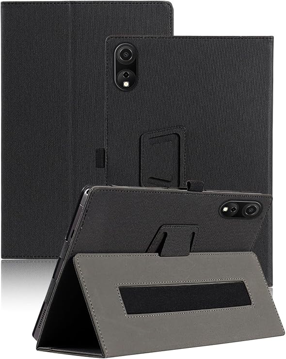 Case for Blackview Tab 90 WiFi 10.92 inch, Blackview Tab 90 WiFi Tablet Case, Folding Stand Protective Cover with Pencil Holder and Wrist Strap, Full Protection. (Blue)