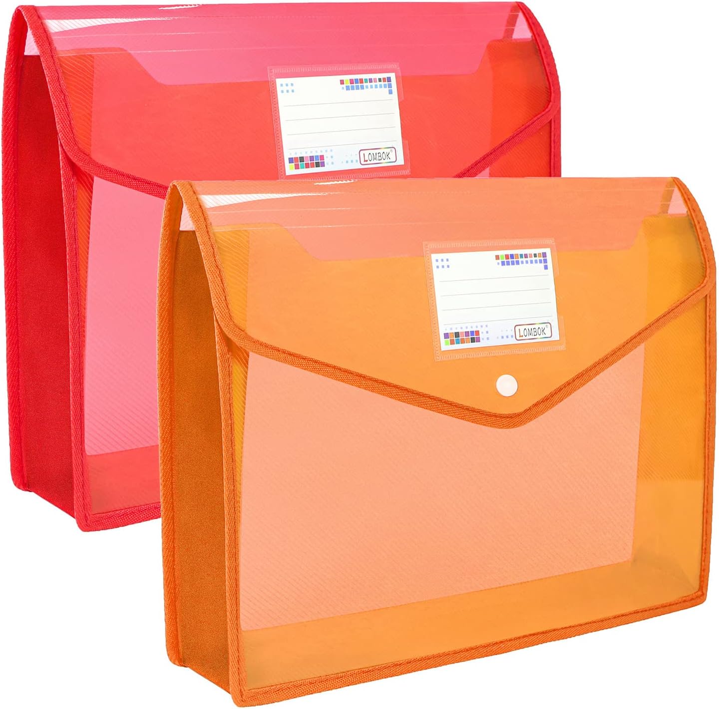 YoeeJob Plastic File Folders Legal Size 2 Pcs, Expandable
