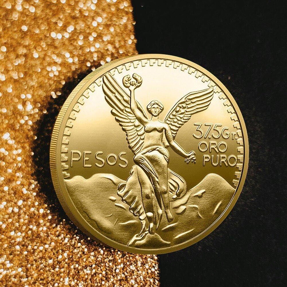Moneda Conmemorativa Diosa De Moneda De Oro Conmemorativa Moneda Ángel De Independencia Moneda Decorativa Serpiente Águila Mexicana