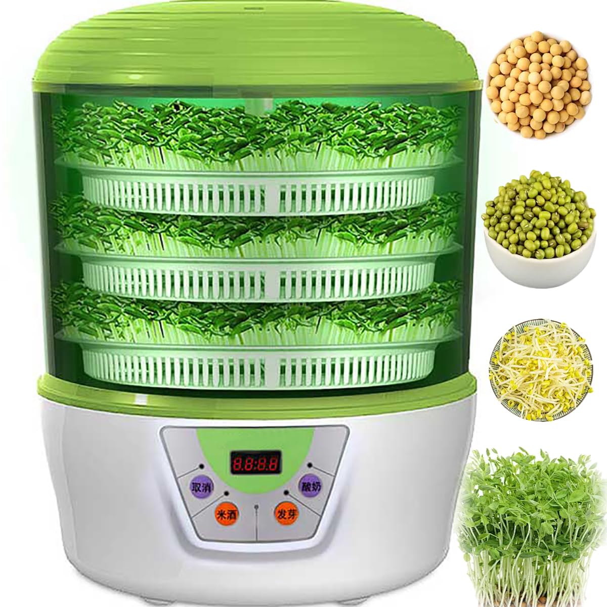 Machine de germination automatique 3 niveaux pour faire son vin de riz maison