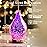 Porseme Essential Oil Diffuser 3D Firework Glass Aromatherapy Ultrasonic Humidifier Rose Gold, Auto Shut-Off, Timer Setting, BPA Free, Aroma Decoration for Home, Office, Gym, Spa, Premium Gift 150ml