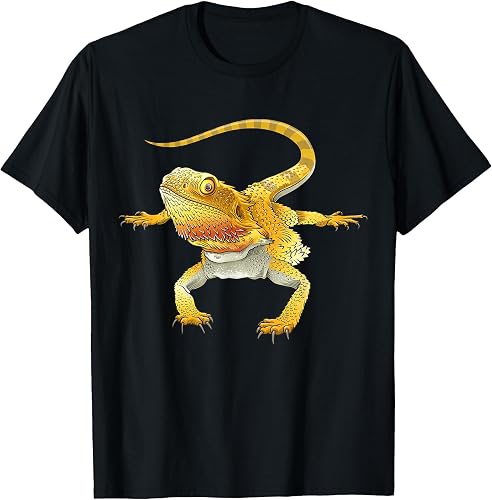 Cute Bearded Dragon Lizard Beardie Reptile Tiny Dinosaur