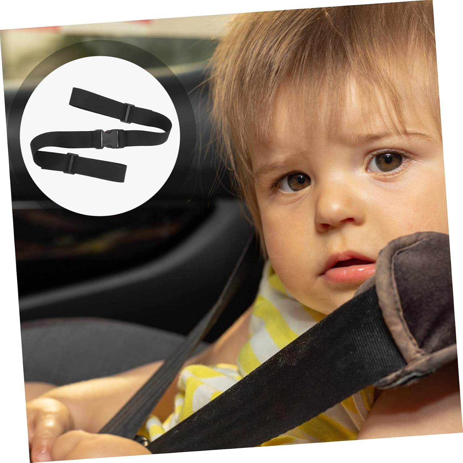 Healifty 3pcs Adjustable High Chair Harness Belt Wide Safety Strap for Stroller and Pushchair Portable Seat Harness for Boys and Easy Installation Travel Essential