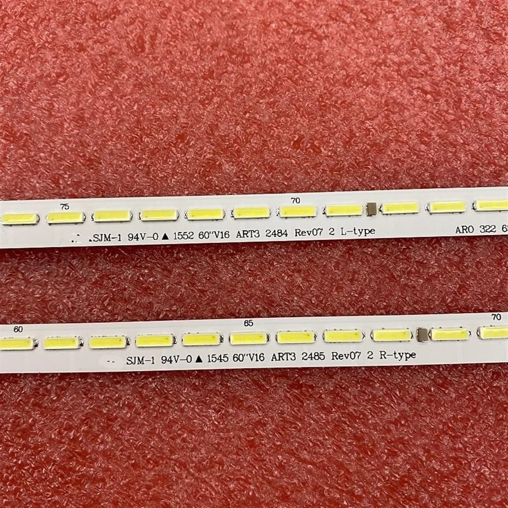 for 60UH7650 60UH650V 60UH7709 60UH770V 60UH6500 60UH7700 6916L-2485A 2484A 60 V16 ART3 2485 2484 R L 6922L-0187A Compatible Strip(KIT 2PCS for 1 TV)
