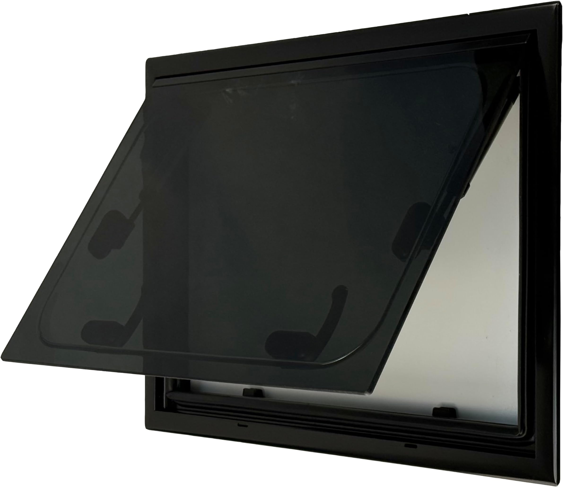 Shield Autocare © Tinted Flat Camper Van Cassette Window With Black Blind Frames Motorhome Caravan Horsebox Conversion (700x350mm)