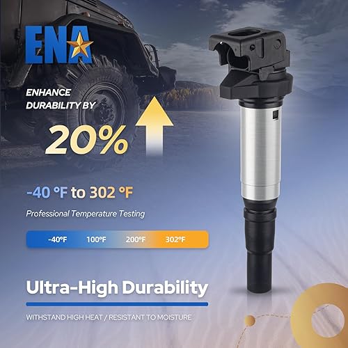 Miniatura 3 de Juego de 4 bobinas de encendido UF598 1.6L L4 compatibles con Mini Cooper 2007-2013, Cooper Countryman 2011-2016, Cooper Paceman 2013 2014 2015 2016