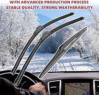 Vista 4 de 3 limpiaparabrisas 21" 19" 12" delanteros y traseros de repuesto para Fortuner AN50 AN60 2004-2015, limpiaparabrisas de equipo original, que cumplen