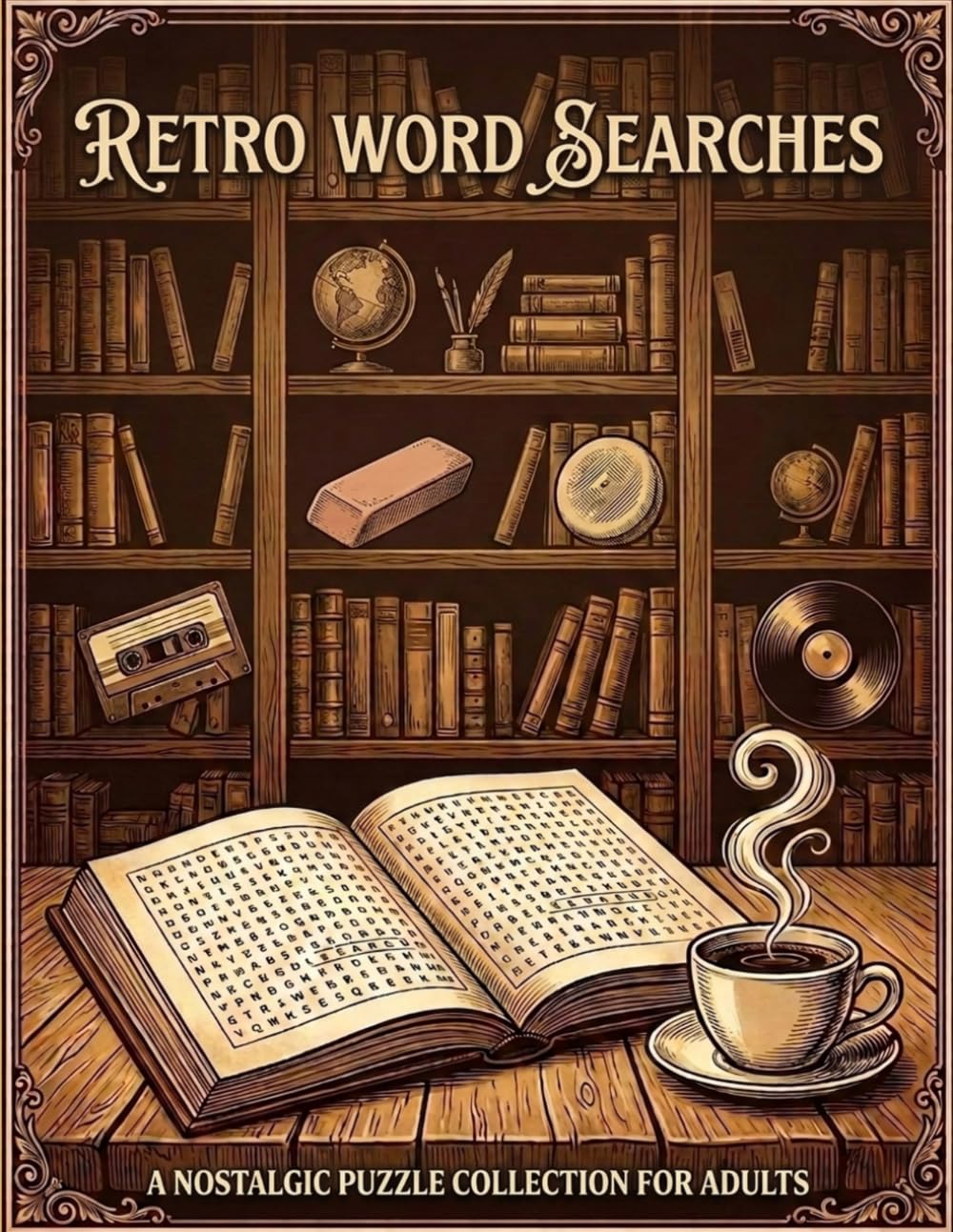 RETRO WORD SEARCHES: A Nostalgic puzzle collection for adults
