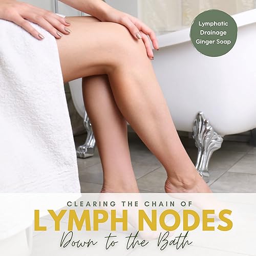 Miniatura 5 de Miw Piw Jabón de jengibre linfático Drenaje Pack 3  Tensado anticelulítico de la piel  Ingredientes naturales Jabones desintoxicantes para ducha