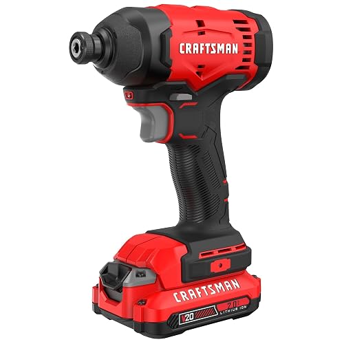 Cordless 1/4 Impact Driver with 2 Ah Lithium Ion Battery,