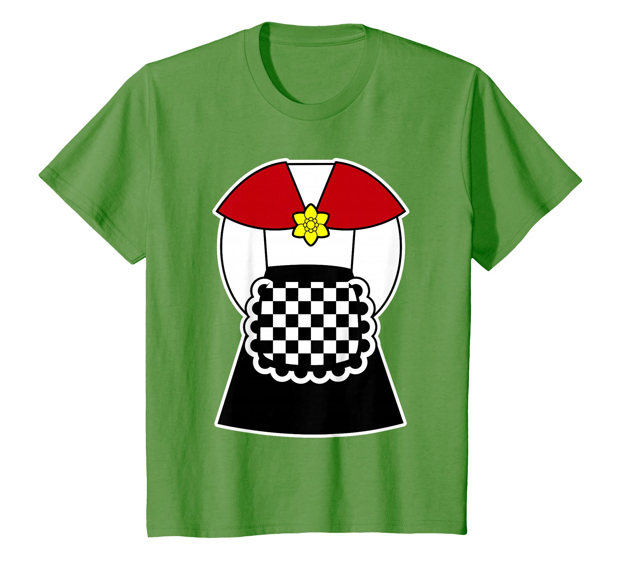 Traditional Welsh Costume for St Davids Day, I Love Wales T-Shirt