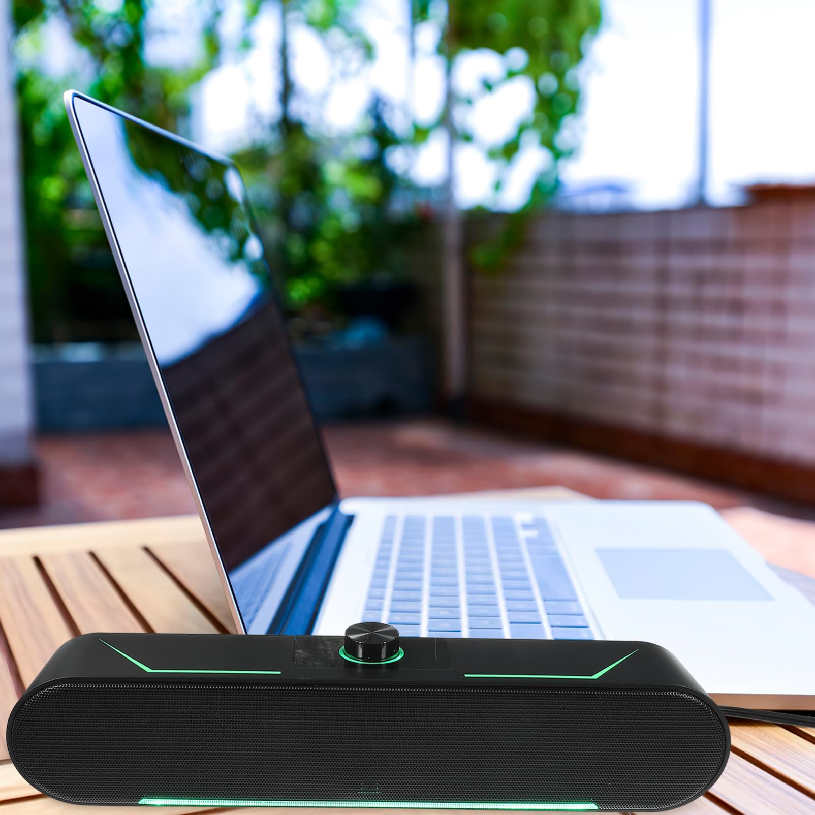 Housoutil Soundbar Stereo Altoparlanti Per Computer Cablati Altoparlanti Per PC Da Gioco Neri Soundbar Per Tablet