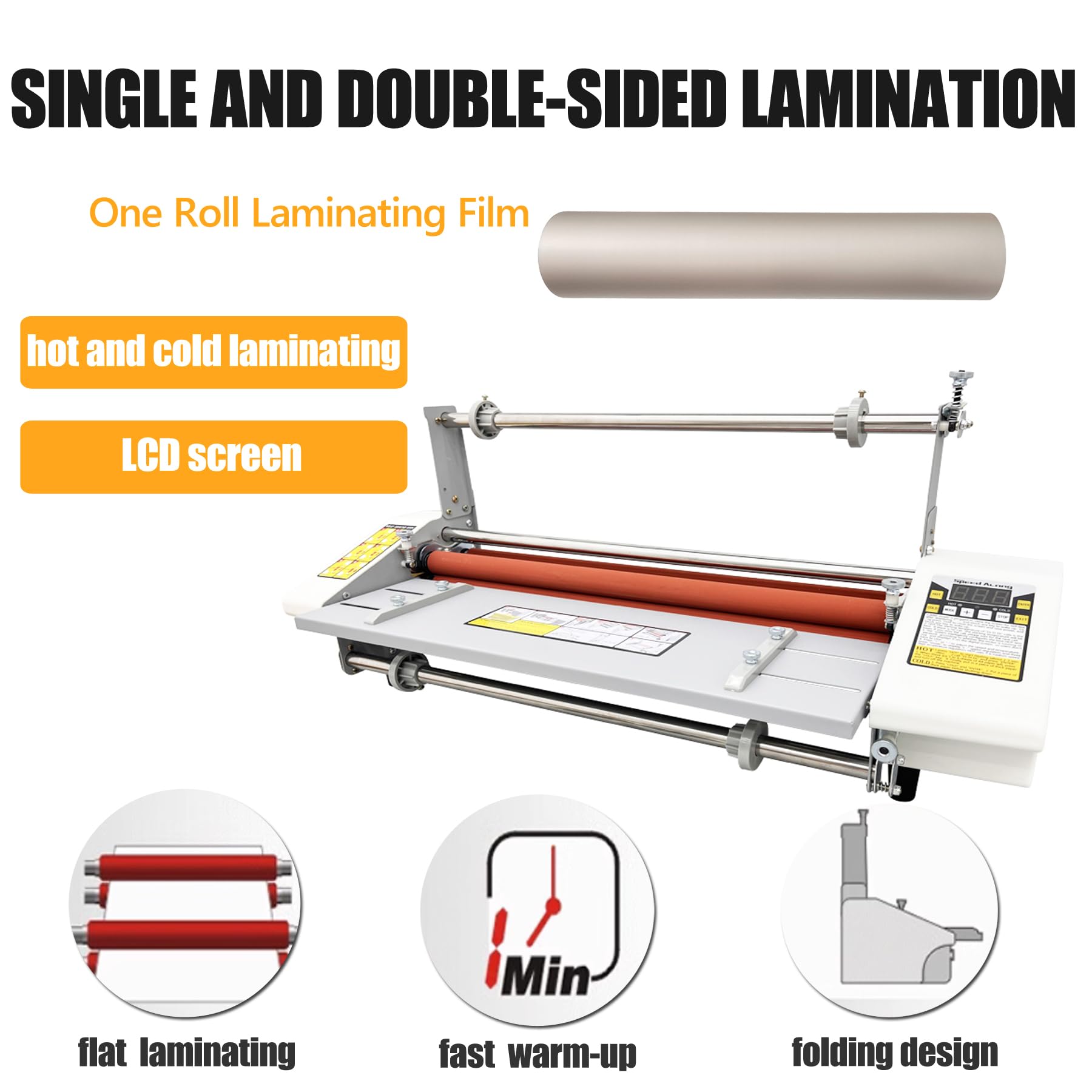 TECHTONGDA Hot Cold Roll Laminator, 17