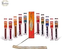 Vista 7 de Hem - Varitas de incienso – 10 aromas Veriety Pack 12 varitas cada uno – 11 pulgadas – 120 varillas en total – con soporte de aroma natural