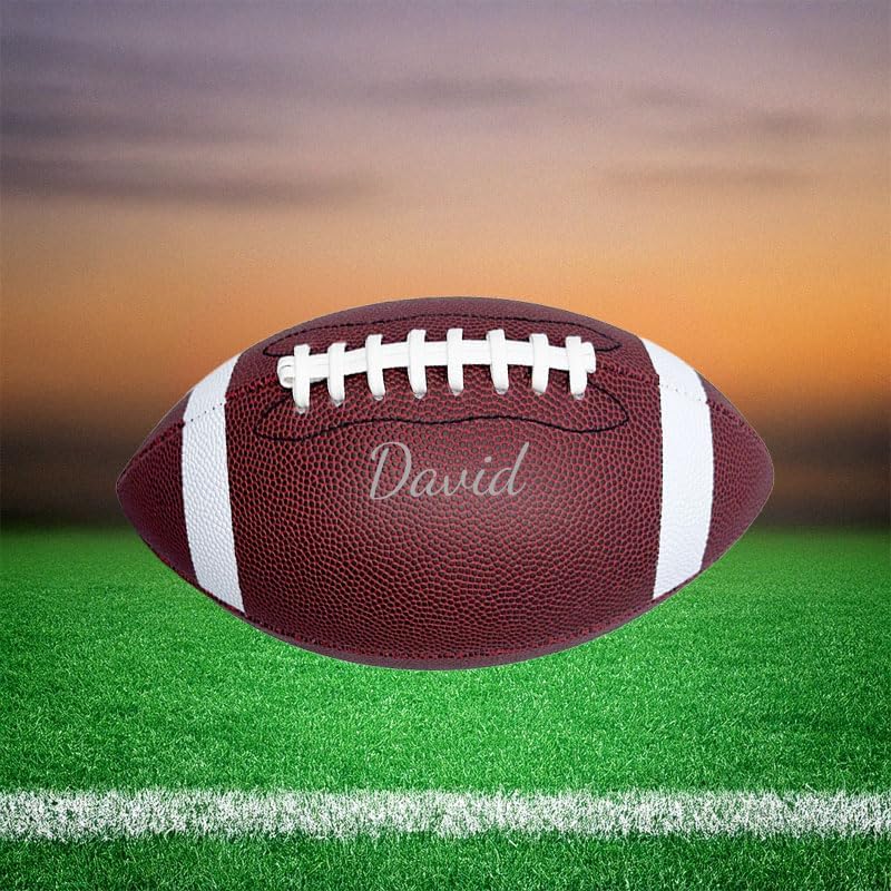 Personalized Rugby with Custom Name– Custom Engraved Gift for Sports Fans – Perfect for Game Room, Birthday, or Team Gift