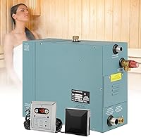 Vista 1 de Dyna-Living Steam Shower Generator Kit System, 6KW Home Steam Bath Sauna Spa Generator, Steam Head + Self-draining System, LED Controller,for