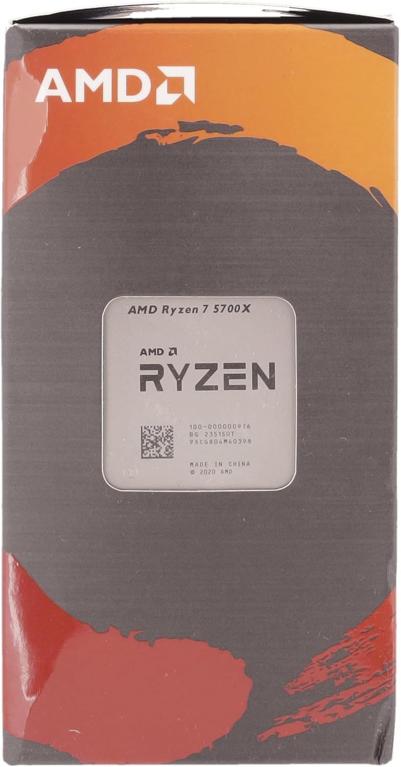 AMD Ryzen 7 5700X senza ventola (Socket AM4/8 Cuori/16 Threads/Frequence Min 3,4GHZ Frequenza Boost 4,6 GHZ/65 MB/65 W) 10010000926WOF - Immagine 3