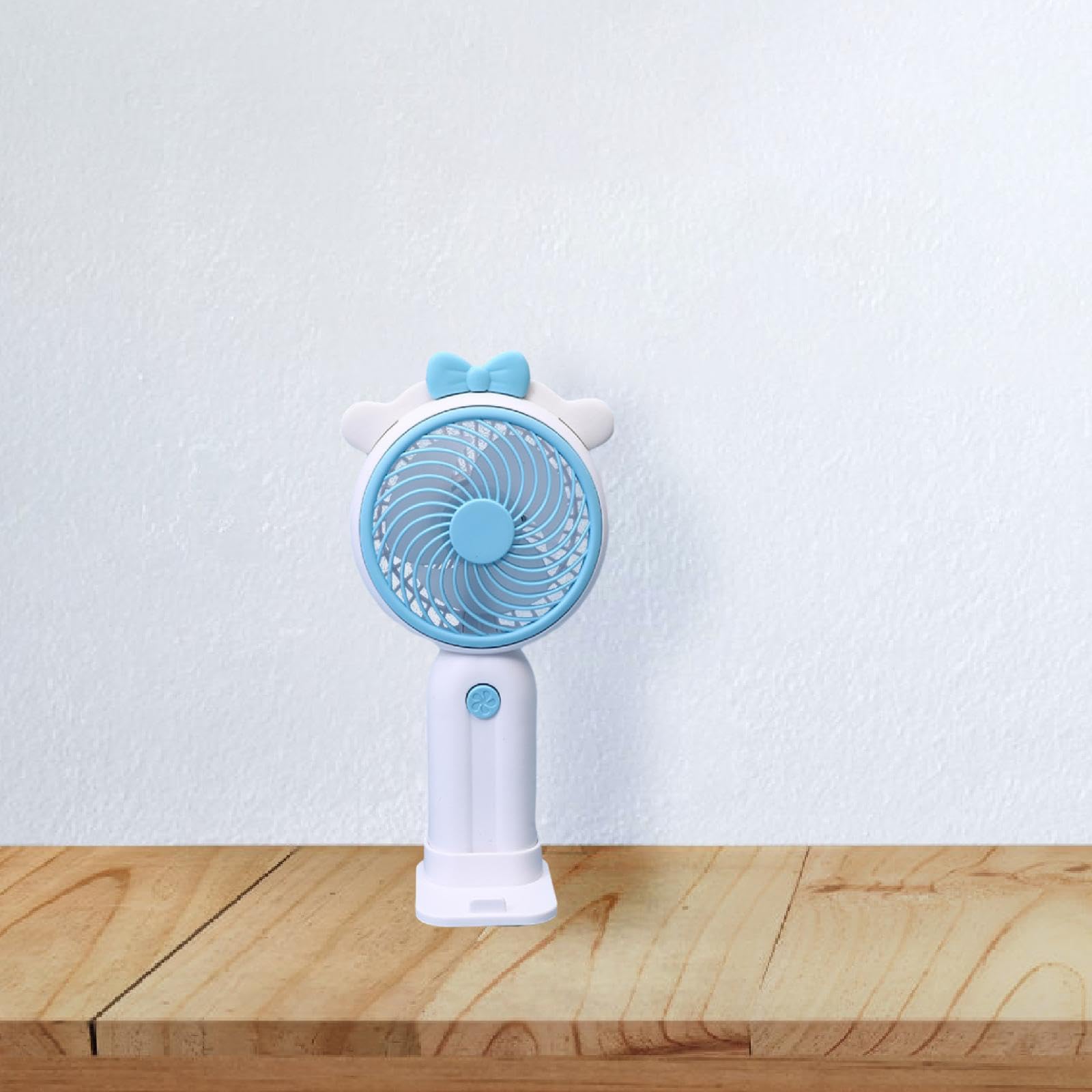 Mini Ventilador Personal Portátil Recargable por USB con Soporte para Teléfono Móvil, Silencioso, Ideal para La Oficina, El Hogar Y Los Viajes. Adecua, 3 Piezas