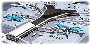 Amazon | ヘルパ 1/500 空港ジオラマ用搭乗橋 スキポール空港Fブロック