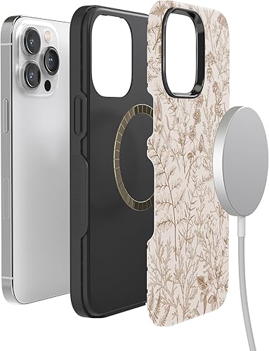 Vista 638 de Casely - Funda para iPhone 14 Pro Max, Viva La Vida, Frida Kahlo Floral Collage, compatible con MagSafe 10 Frida Kahlo Viva La Vida Collage