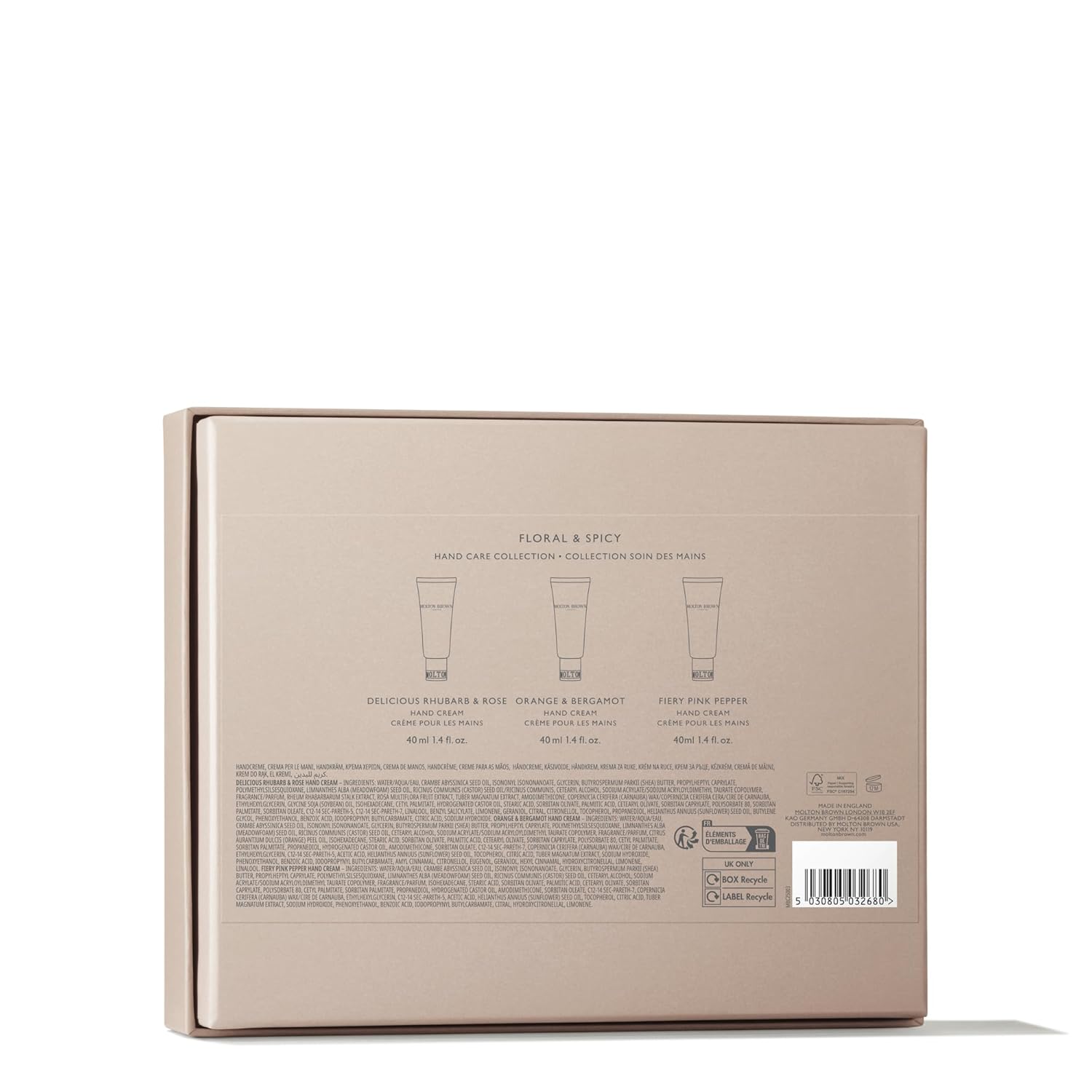 Molton Brown Floral & Spicy Hand Cream Gift Set - Trio of 1.4 fl. oz. Luxury Scented Hand Creams, Moisturising Beauty Gift - Image 3