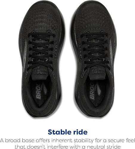 BROOKS Mens Ghost Max 3 Sneaker, Black Black Ebony, 9.5 UK - 4