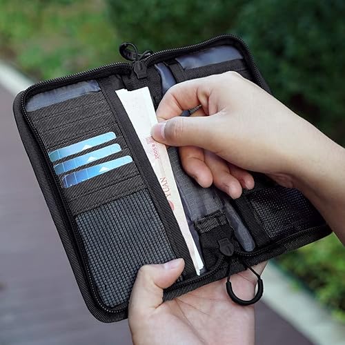 Miniatura 6 de TACTICAL GEEK Block D 8G EDC bolsa multiusos, bolsa Molle EDC para dispositivos, cartera de nailon, organizador multifuncional Molle para llevar