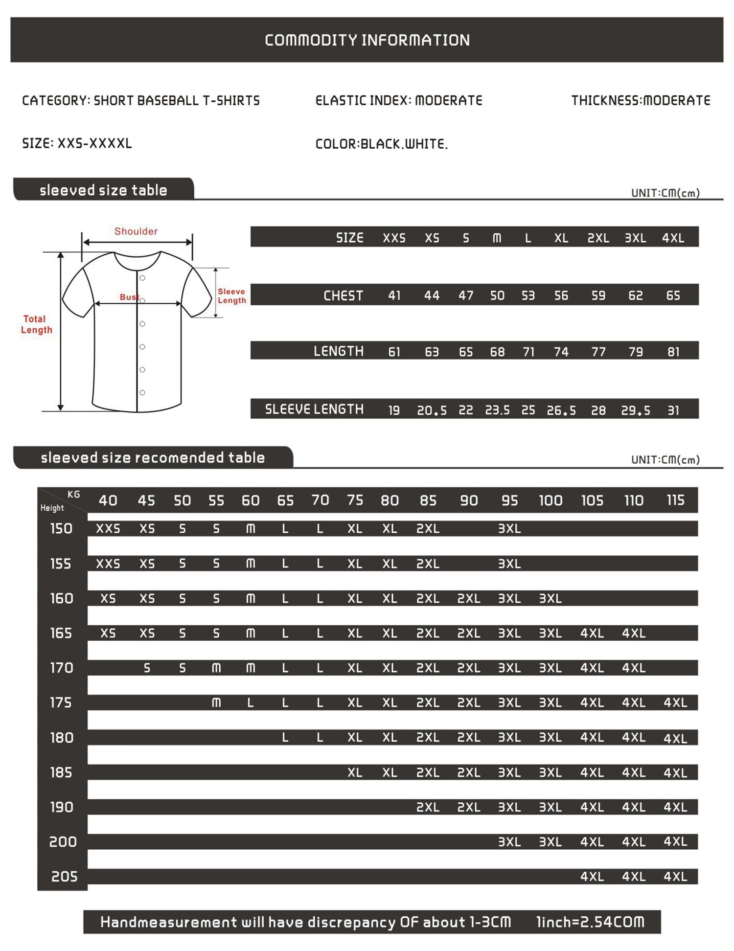 Stray-K T-Shirt de Baseball – Cardigan d'été pour Les Fans de Kpop, Stay et Les Amateurs de Groupe, Noir-5., XL