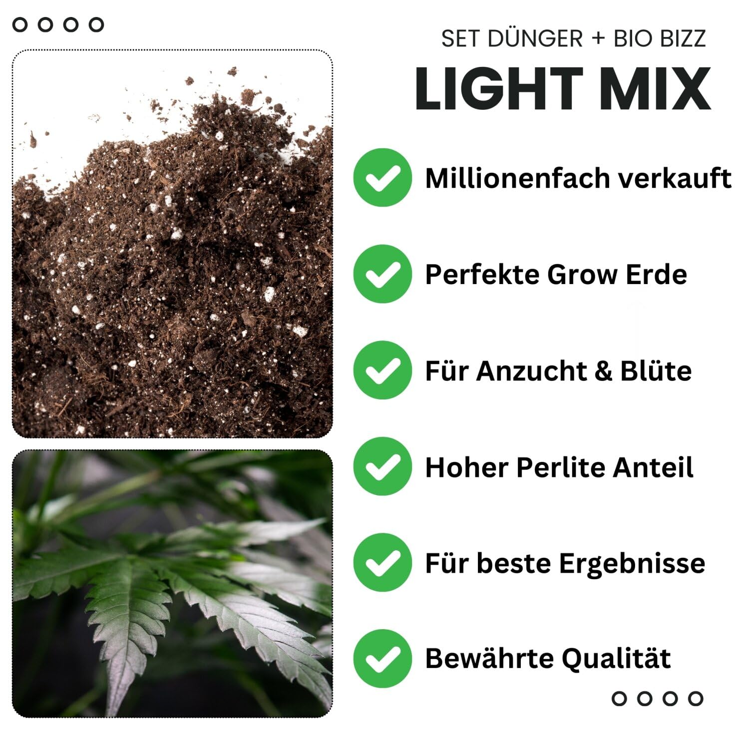 Komplett Set BioBizz Erde Light Mix + Hesi Dnger Grow Anbau Autoflower :  Amazon.de: Garten