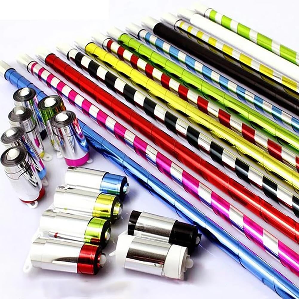 Magic Pocket Staff Baguette magique portable en acier inoxydable 130 cm Baguette magique télescopique en acier inoxydable Baguette magique extensible Baguette magique professionnelle pour scène