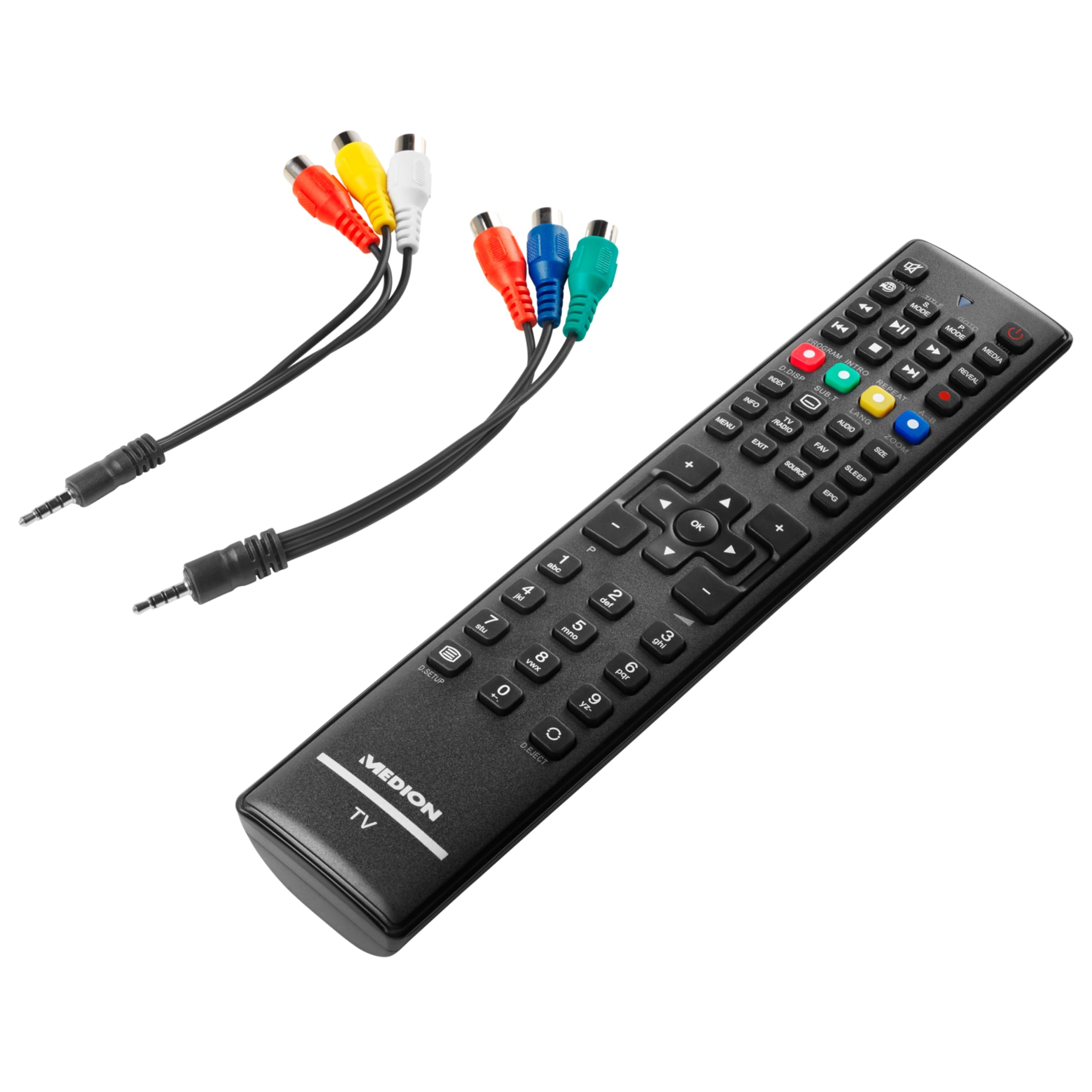 MEDION 47 cm (19 Zoll) HD Fernseher (perfekt für Camping Wohnmobil LKW Garten, inkl 12V KFZ Car-Adapter, Triple Tuner Receiver, HDMI, USB, MD 819000)