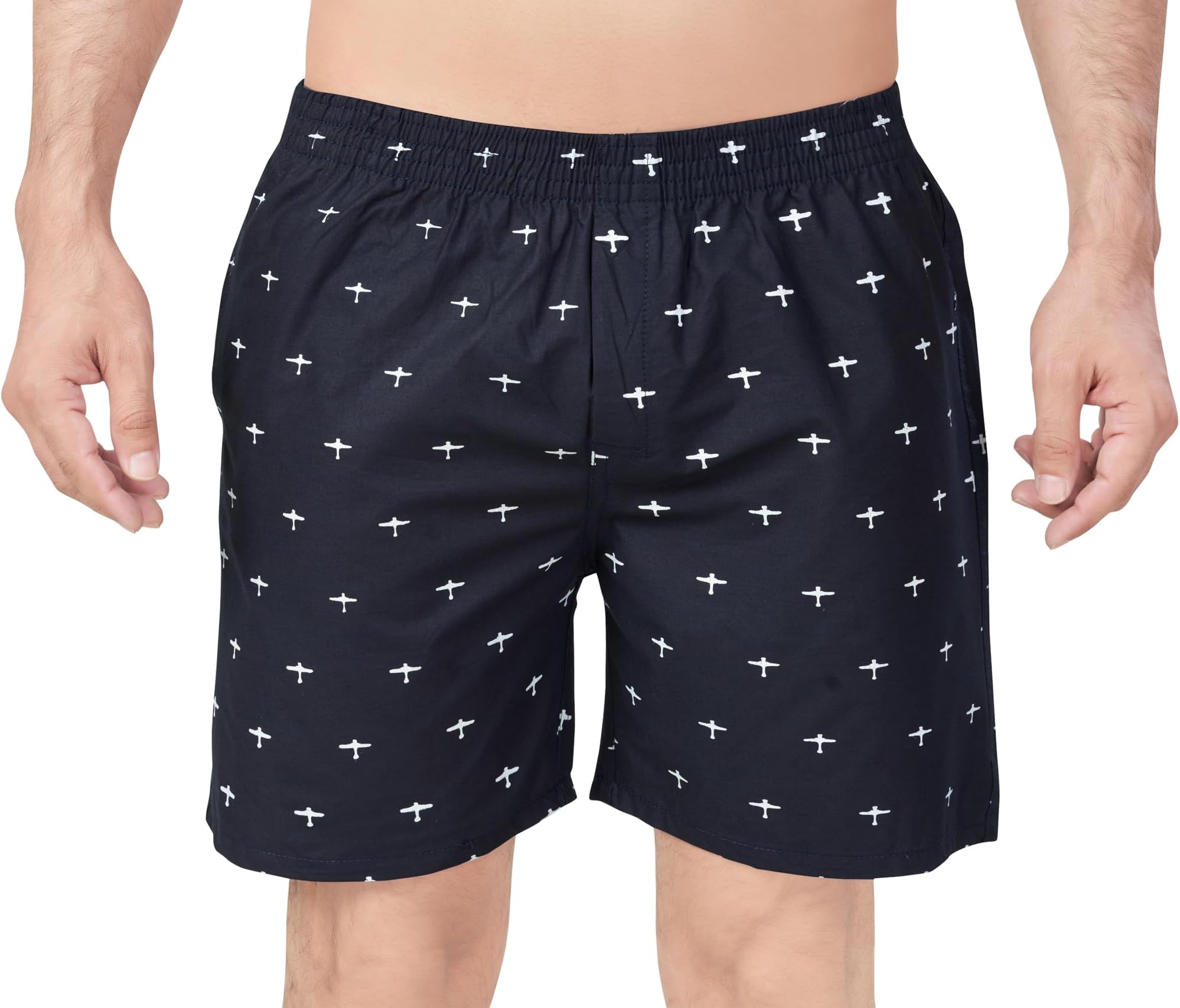 - Solid Breeeze Inner Boxers, Ultra-Light Men Boxer Shorts for Men, 100% Cotton