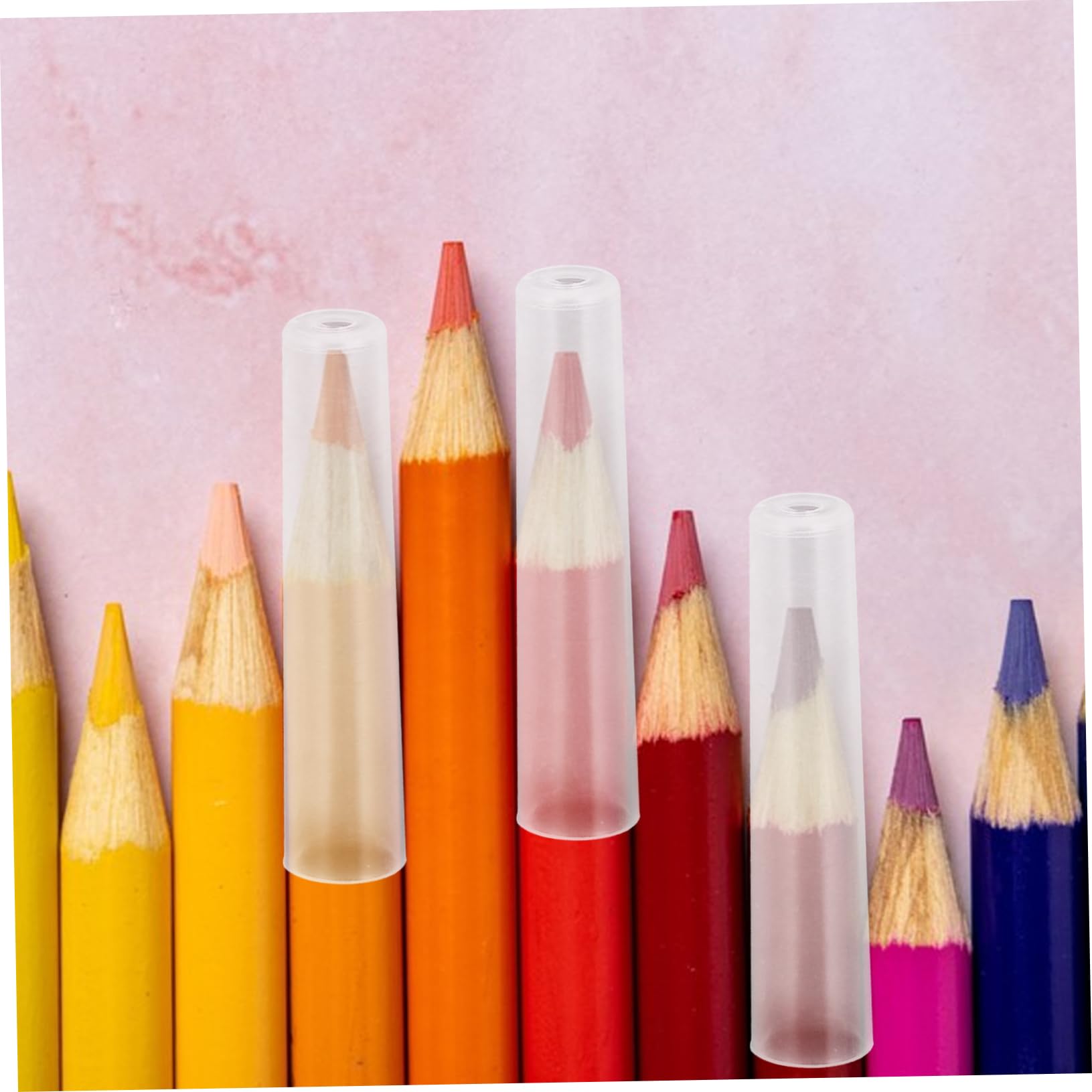 Tappi Protettivi Per Matite EXCEART – 10 Pezzi In Plastica Trasparente, Adatti A Bambini, Multiuso