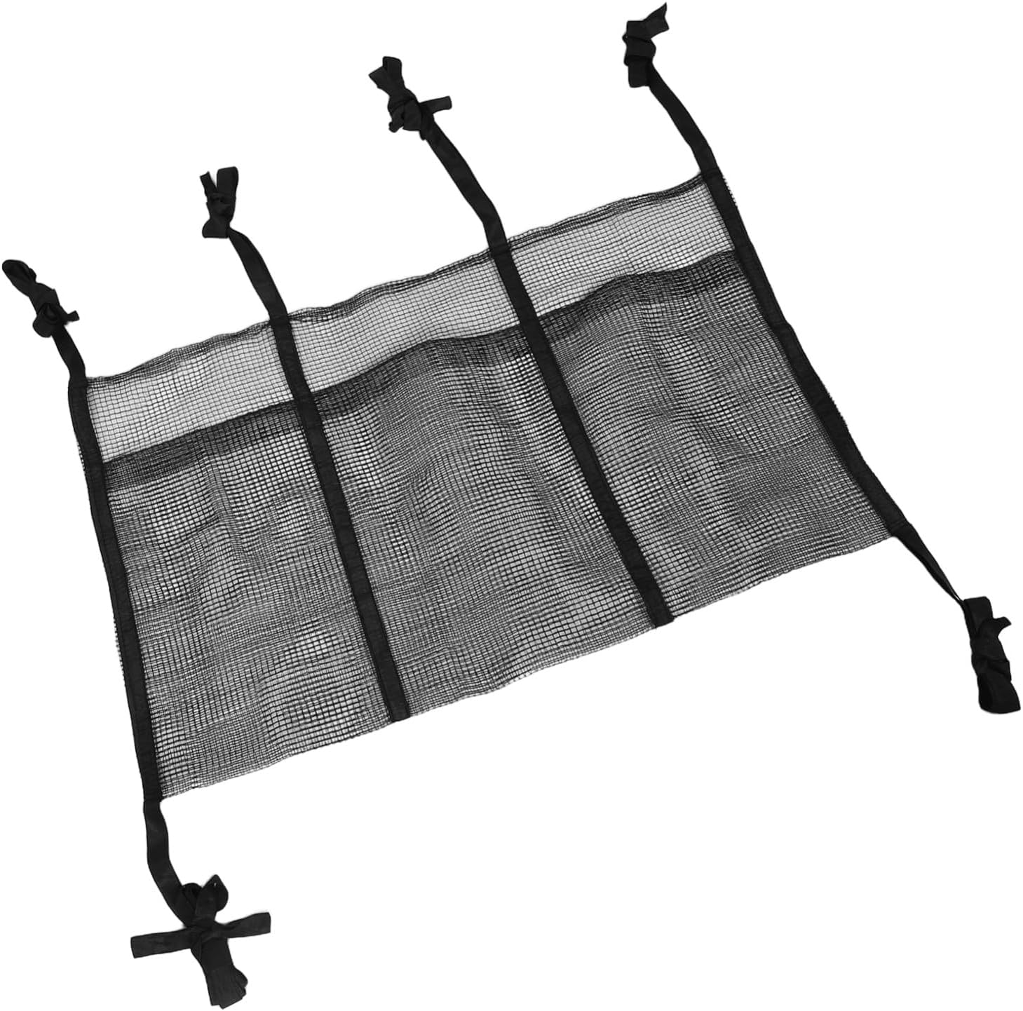 Trampoline Shoe Storage Mesh Bag with 3 Pouches Hanging Organizer for Outdoor Trampoline Accessories and Pool Equipment Sturdy Mesh Shoe Holder for Gym