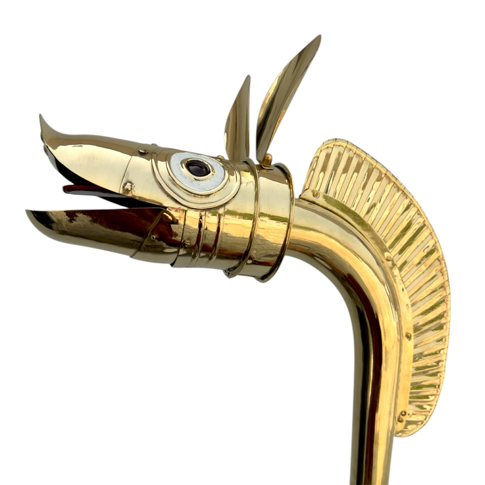 Carnyx of Tintignac Medieval Celtic War Horn Carnyx Celtic Trompeta Cuerno Guerra Medieval Deskford Reproducible Tintignac Edad Hierro Latón Serpiente Réplica Totalmente Kdbh2 Versión Kd Calibre