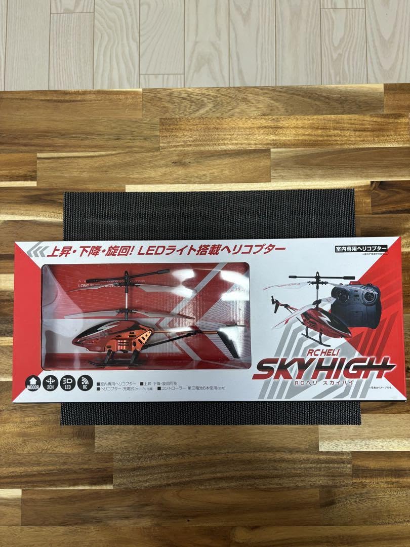 Amazon | RC ヘリ スカイハイ レッド 室内専用ヘリコプター SKY HIGH