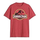 Jurassic Park Men’s Big Classic Movie Logo T-Shirt