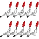 10 PCS Pull Latch 301AM Adjustable Toggle Clamp Stroke Clamp Push Pull Toggle Clamp Quick Release Hand Tool Holding Capacity Toggle Latch for Welding, Woodworking