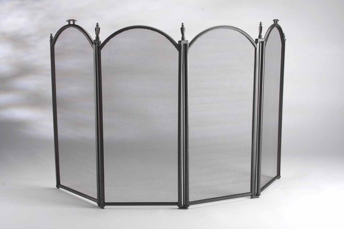 Inglenook 4 Panneaux pare-feu noir