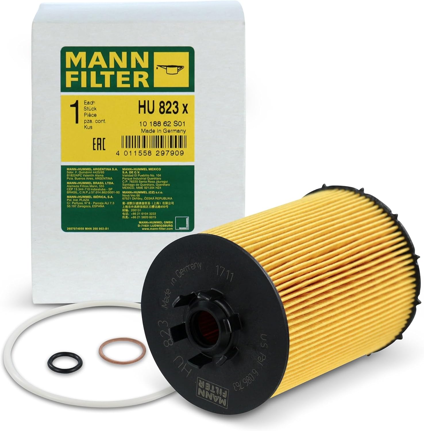 Mann-Filter HU 823 X Metal-Free Oil Filter