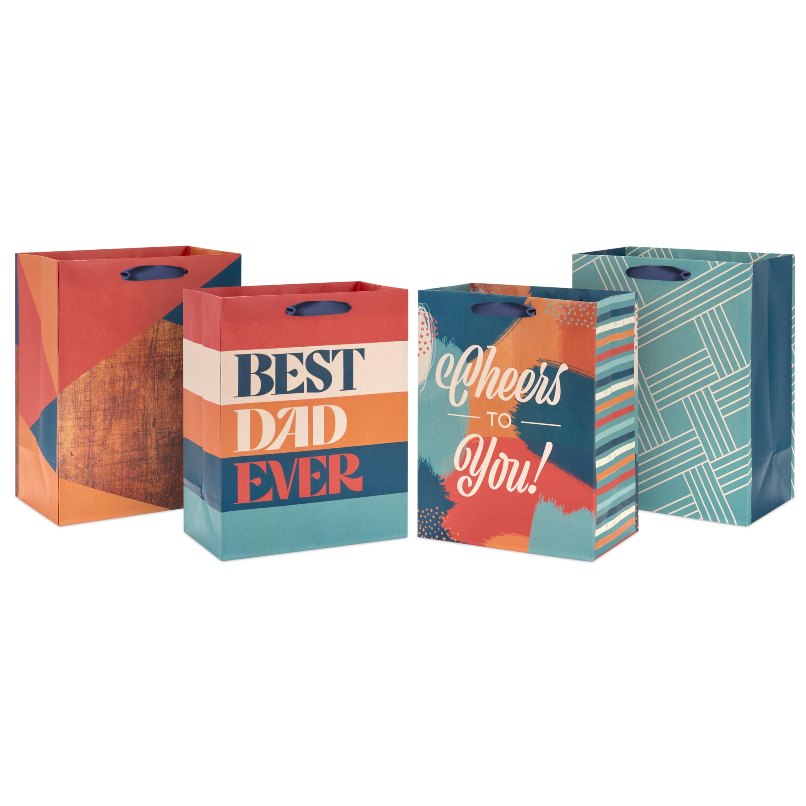Hallmark 9" Medium Gift Bag Bundle for Dads