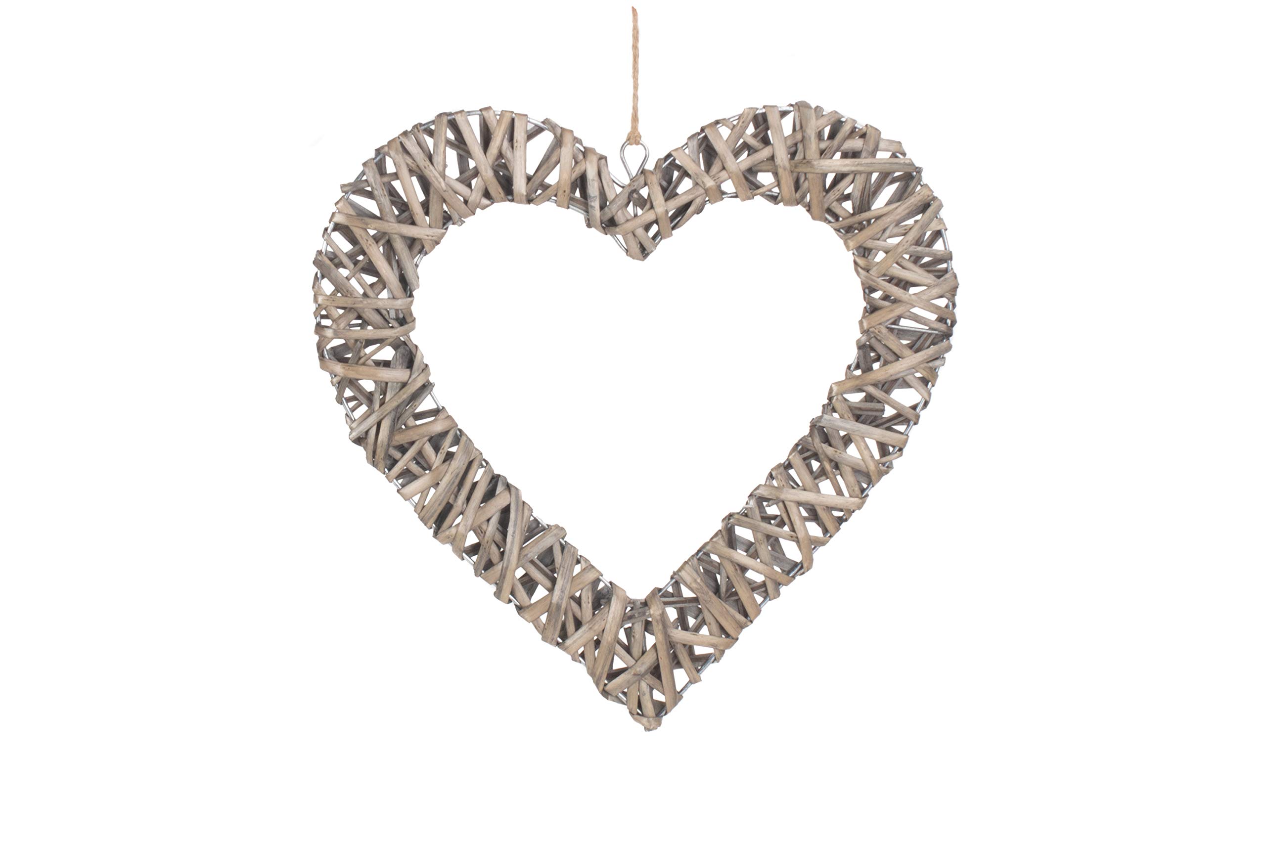 Willow DirectWicker Heart Hanging Decoration (Large)