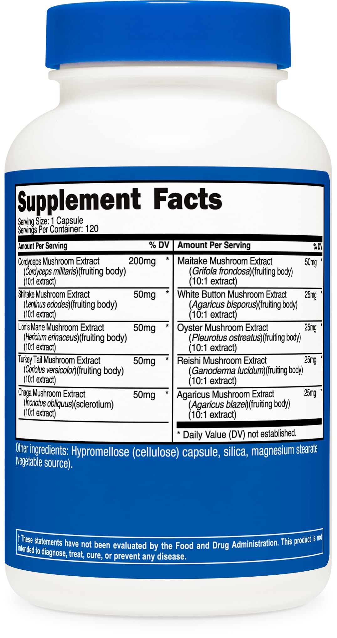 Nutricost Mushroom Complex Supplement, 120 Capsules for 120 Servings — Amazon image 5