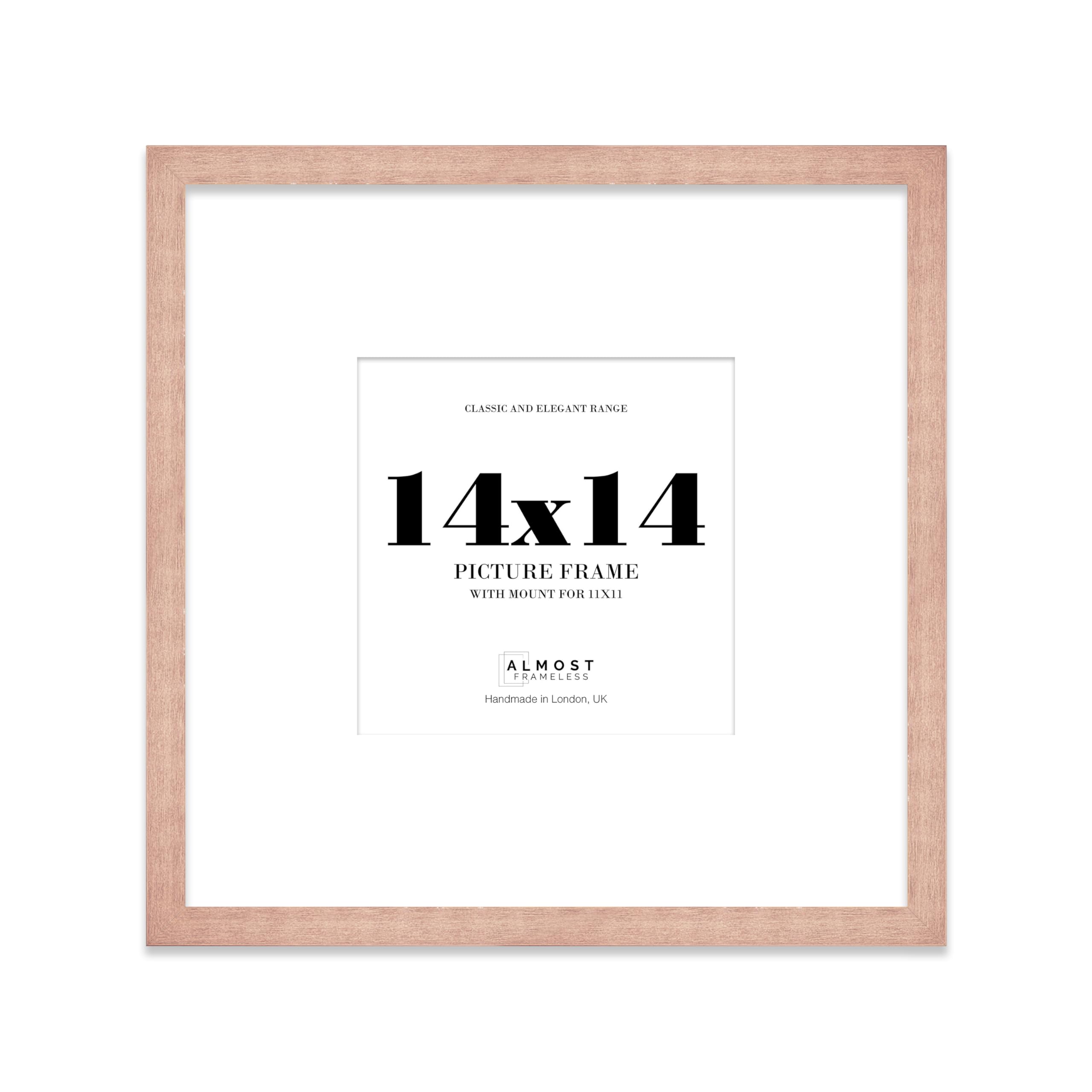 14X14" Bronze Picture Frame14X14" Square Frame With 11X11" Mount For 14X14"/11X11" Pictures Art Deco Style Room Decor1 Pack from B&Q