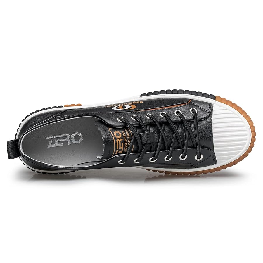 ZRO Men's Fashion Sneakers,Street Style, Lace-up Low Top
