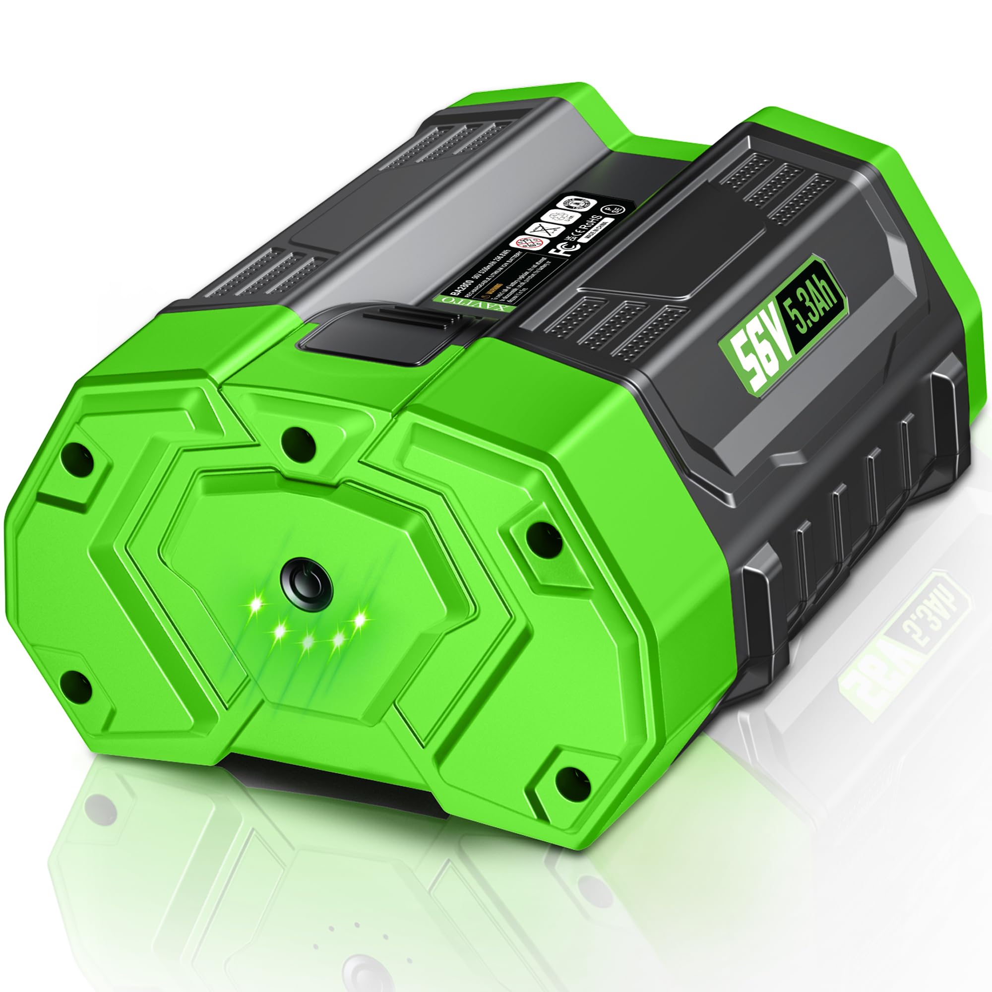 Amazon.com: XAVITO Replacement for EGO 56V Battery 5300mAh
